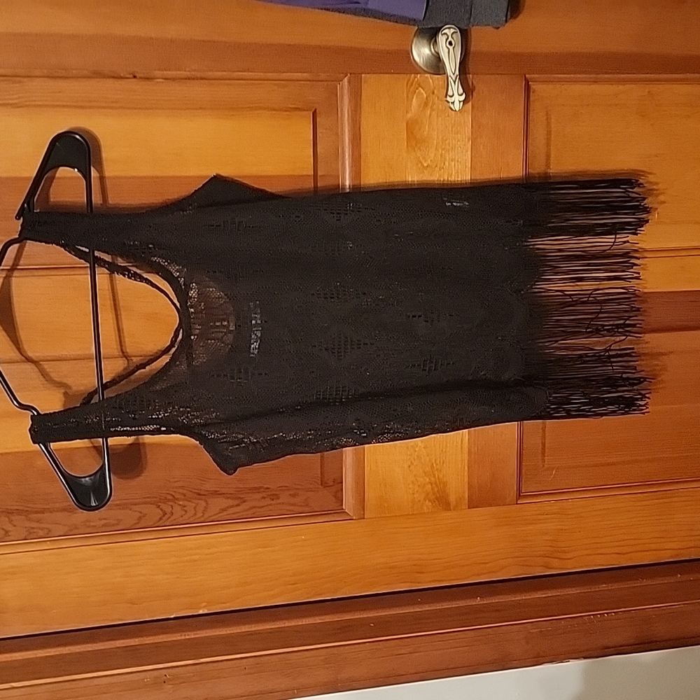 Fringe, Lace Crop Top NWOT